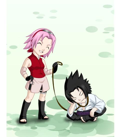 Chibi Haruno versus Uchiha